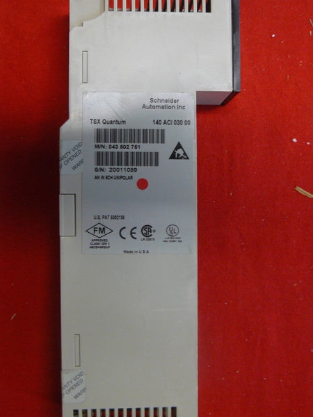 140ACI03000 USED FULLY TESTED! Modicon Analog IN 140-ACI-030-00 | PLC Ltd.