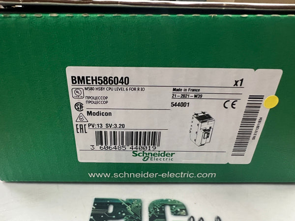 Processeur Schneider Modicon M580 HSBY – BMEH586040 – Neuf Sous Emballage