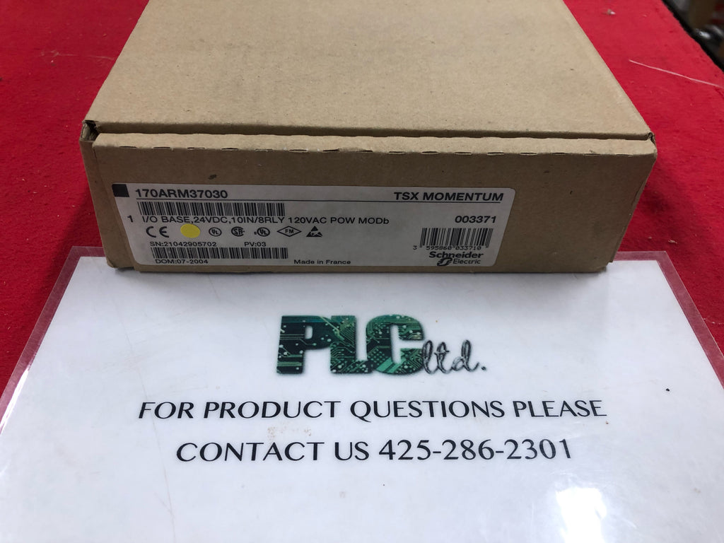 170ARM37030 Brand New Modicon Momentum I/O Base 170-ARM-370-30