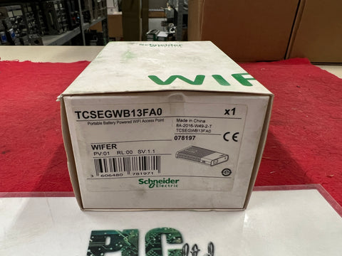 NEW Schneider WIFER TCSEGWB13FA0 Portable Battery Powered WIFI Access Point