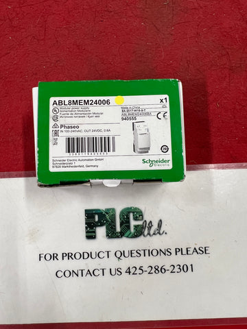 NEW SCHNEIDER ELECTRIC ABL8MEM24006 100-240VAC 0.6A
