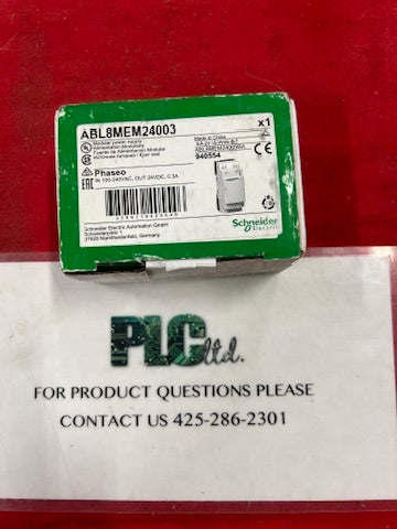 NEW Schneider Electric Telemecanique Phaseo ABL8MEM24003 Power Supply