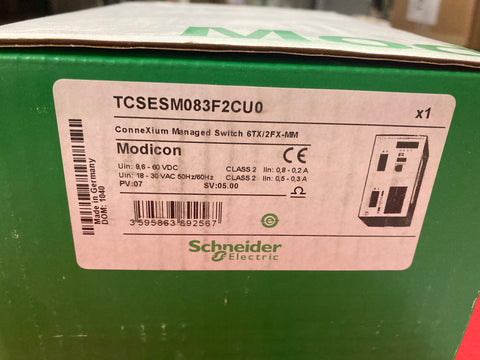 BRAND NEW TCSESM083F2CU0 CONNEXIUM MANAGED SWITCH