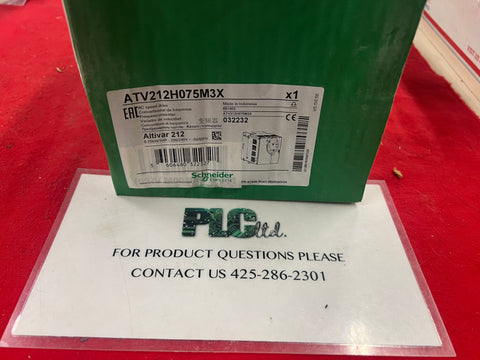 NEW Schneider ATV212H075M3X AC Speed Drive Altivar 212 0.75kW 1hp 200/240V