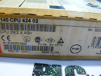 140CPU42402 NEW TSX Schneider/Modicon Quantum CPU Module 140-CPU-424-02