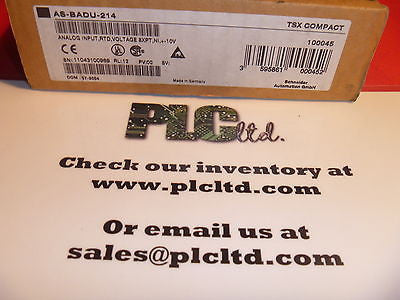ASBADU214 BRAND NEW Modicon Compact Analog Input AS-BADU-214
