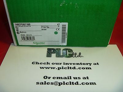 140CPU67160 Brand NEW SEALED! Modicon CPU 140-CPU-671-60