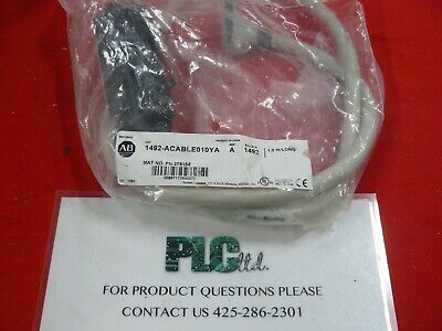 Allen Bradley New 1492-ACABLE010YA Ser A Pre Wired Cable Assembly 1.0m long