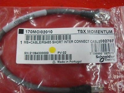 Schneider Modicon 170MCI02010 New Modbus Plus Cable 170-MCI-020-10