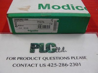 140NOM21200 Modicon New Factory Sealed Netwk Opt 140-NOM-212-00