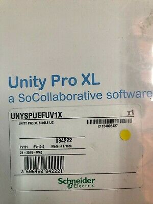 SCHNEIDER ELECTRIC MODICON UNYSPUEFUV1X UNY SPU EFU CD80 UNITY PRO XL ...
