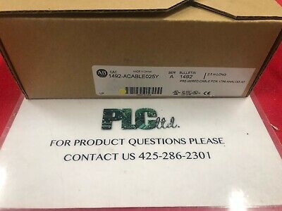Allen Bradley 1492-ACABLE025Y Ser A Pre Wired 1756 Analog New In Factory Box