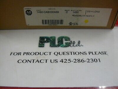 Allen Bradley 1492-CAB030A69 Pre-wired Cable Ser C 3m 1492CAB030A69 New