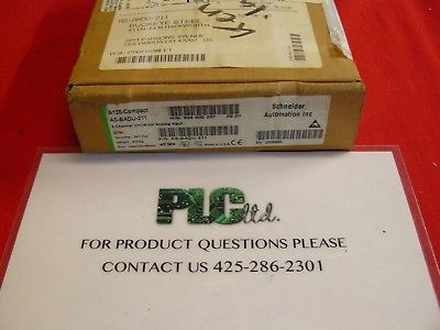 ASBADU211 New Factory Sealed Modicon Compact Analog Input AS-BADU-211