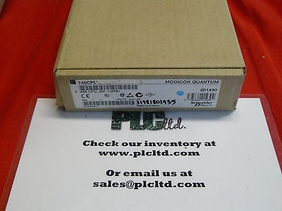 140CPU21304 BRAND NEW! Modicon Quantum CPU 140-CPU-213-04