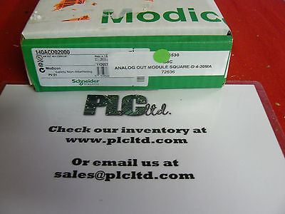 140ACO02000 BRAND NEW FACTORY SEALED Modicon Analog OUT 4 CH 140-ACO-020-00