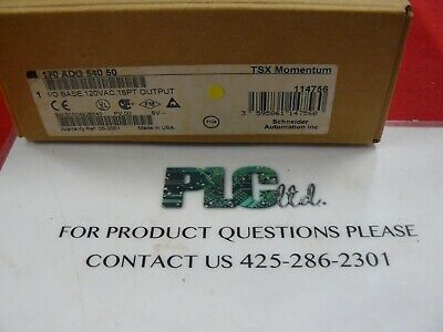 170ADO54050 NEW Open Box Modicon Momentum I/OBase 170-ADO-540-50