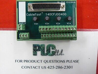 140CFJ00400 Used Modicon Cablefast 140-CFJ-004-00 Analog Output Block