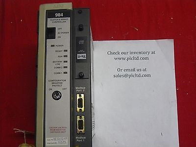 MODICON PC-CBCB-000 CLUTCH & BRAKE CONTROLLER 115/220V 50/60HZ .6/.3A PCCBCB000