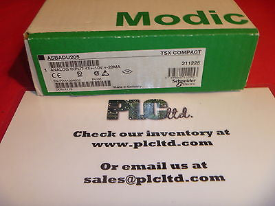 AS-BADU-205 BRAND NEW FACTORY SEALED Modicon Compact Analog Input  ASBADU205