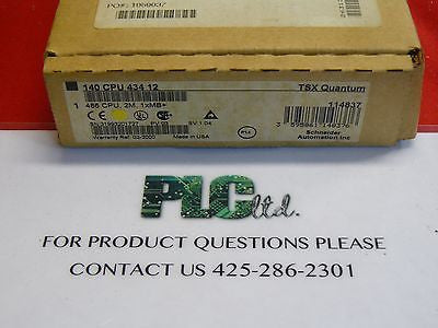 140CPU43412 FACTORY NEW Modicon CPU 140-CPU-434-12 140CPU43412