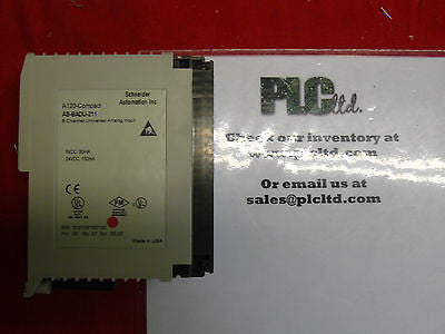 ASBADU211 TESTED Modicon Compact Analog Input AS-BADU-211