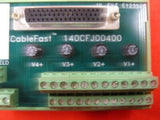 140CFJ00400 Used Modicon Cablefast 140-CFJ-004-00 Analog Output Block