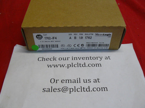 1762IF4 BRAND NEW SEALED! SERIES A MicroLogix 1762-IF4 Allen Bradley
