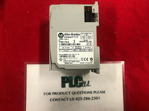Allen Bradley 1769-PA4 Compact I/O Power Supply Ser A 1769PA4