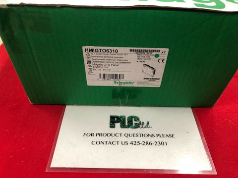 HMIGTO6310 New Sealed Modicon Magelis 12.1 Color Touch Panel HMI-GTO-6310