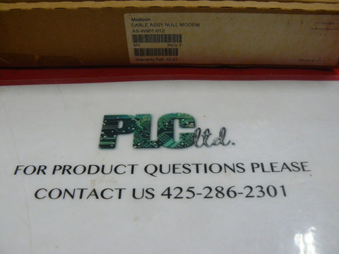 ASW951012 New Modicon Cable Assy Null Modem AS-W951-012