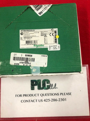 SCHNEIDER ELECTRIC ATS01N222LU Soft Starter Altistart