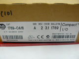 Allen Bradley New 1769-OA16 16pt Output Module Compact I/O 1769OA16