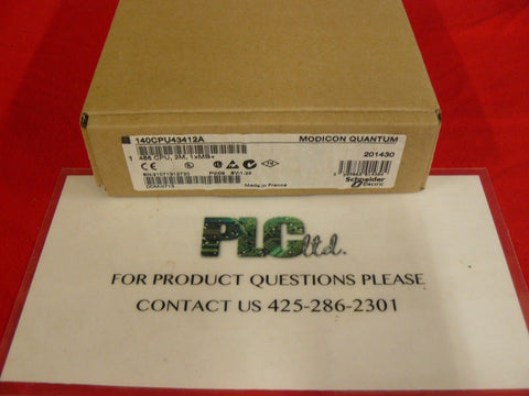 140CPU43412A Factory Sealed Modicon CPU 140-CPU-434-12A 140CPU43412A