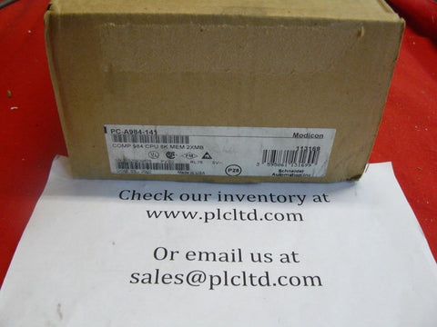 PCA984141 BRAND NEW! Modicon Compact CPU PC-A984-141