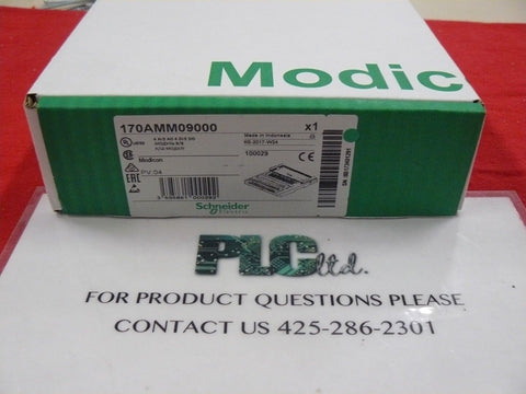Modicon 170AMM09000 New Factory Sealed Momentum I/O Base 170-AMM-090-00