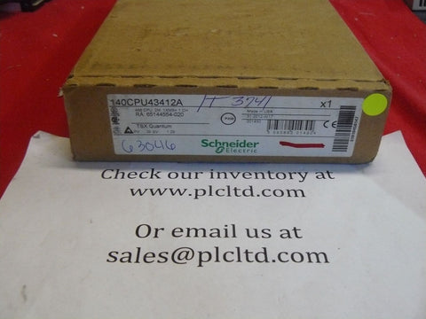 140CPU43412A Brand NEW! Modicon CPU 140-CPU-434-12A 140CPU43412A
