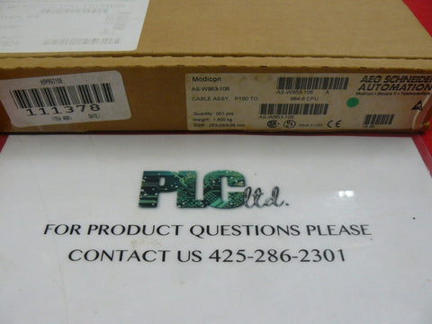 ASW953106 New Factory Sealed Modicon Cable Assy AS-W953-106