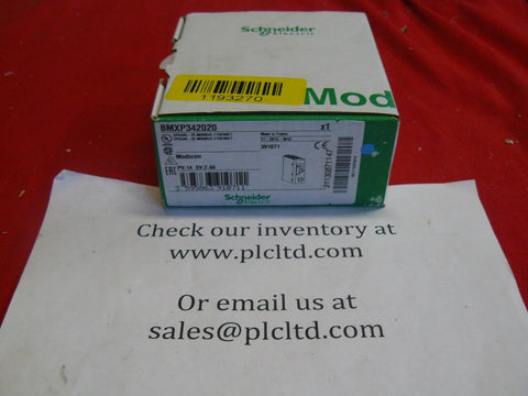 BMXP342020 NEW Schneider Electric Modicon BMX-P342-020