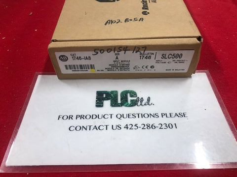 NEW Allen Bradley 1746-IA8 SLC 500 Ser A Input Module 1746IA8