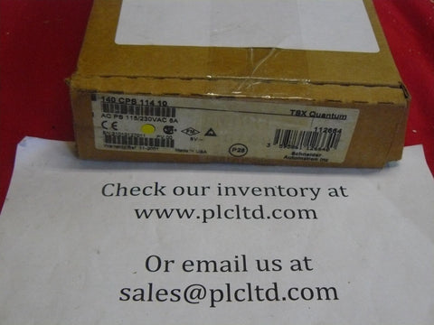 140CPS11410 BRAND NEW! Modicon AC Power Sply 140-CPS-114-10