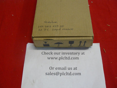 140DAI55300 NEW Modicon Quantum AC IN 140-DAI-553-00