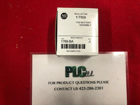 Allen Bradley PLC SLC500 Battery 1769-BA Ser A 1769 Battery Assembly