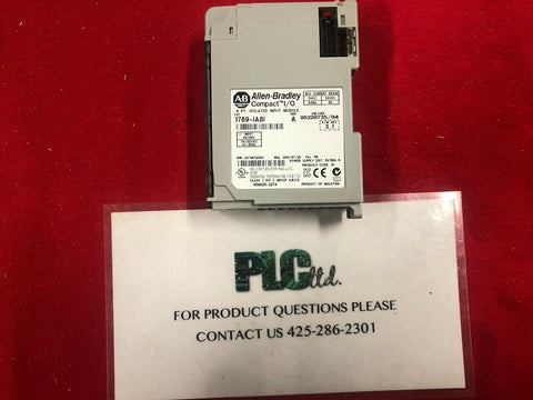 1769-IA8I Allen Bradley Compact I/O Relay Input 1769IA8I SER A