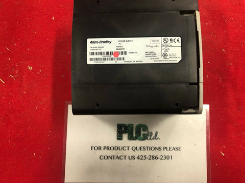 ALLEN BRADLEY 1756-PA72 SER C 1756PA72 POWER SUPPLY
