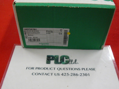 140CPU67861 Brand New Modicon CPU 140-CPU-678-61