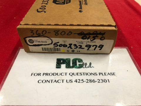 NEW IN BOX AB 1746-BAS SER C ANALOG OUTPUT MODULE 1746BAS