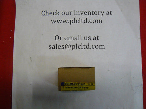 NEW SQUARE D 8501RSD42M1P14V53 SER B Miniature GP Relay