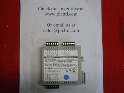 Acromag 4 to 20 Isolator 633T-0100 90 to 250 Volt