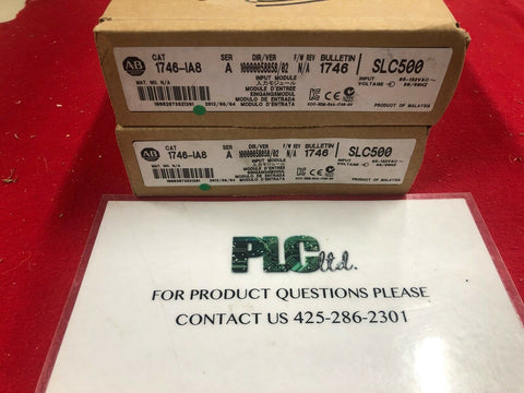 New Sealed Allen Bradley 1746-IA8 Ser A SLC 500 AC Digital Input Module 1746IA8